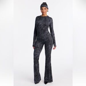 Penelope 3 Piece Flare Pant Set - Black